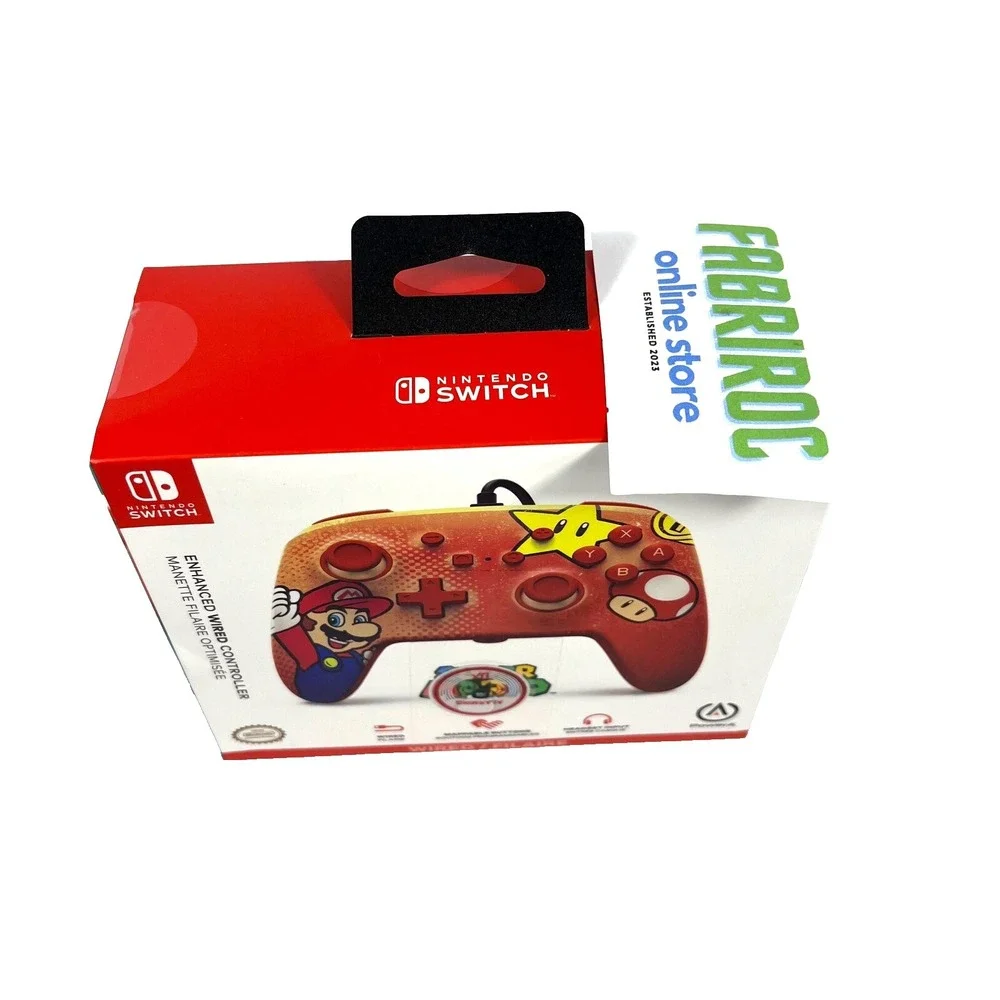 NEW! Nintendo Switch Wireless LED Gaming Remote – Light Clear by Press Play!!